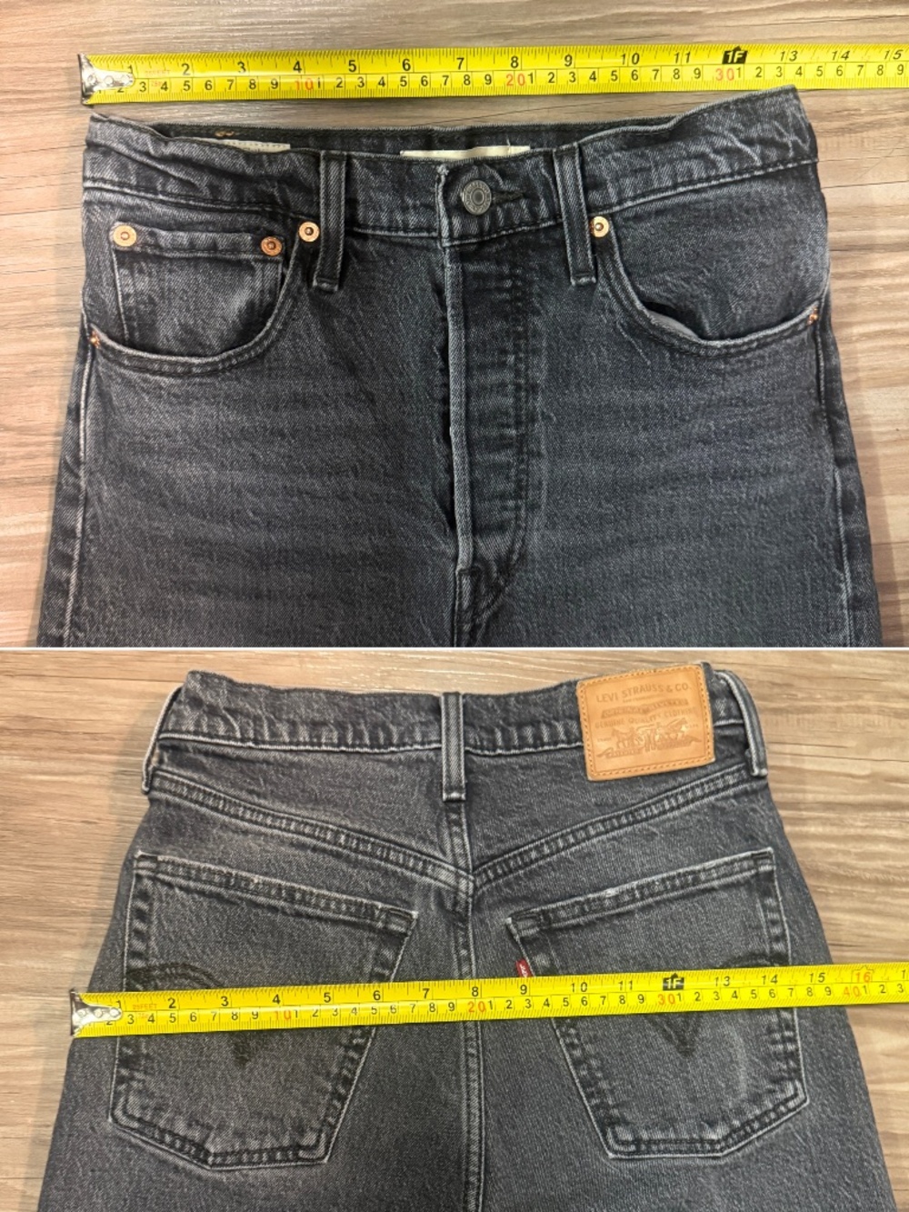 Levi’s Premium Ribcage Straight Ankle Jeans 27 Feelin Cagey $98 - Picture 8 of 9